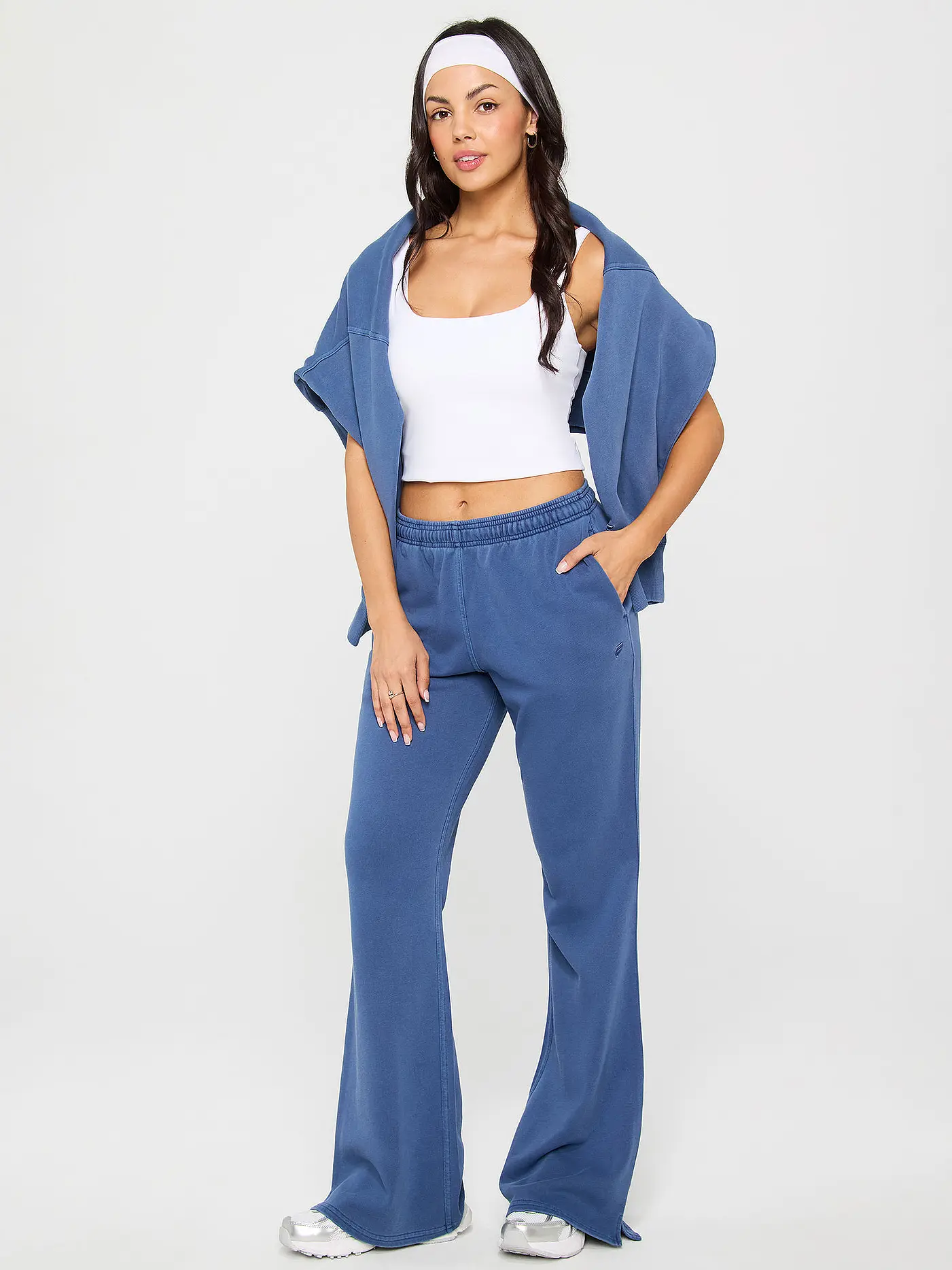 FABLETICS | Damen Fitnesshose Year Round Terry Flared Fit | 